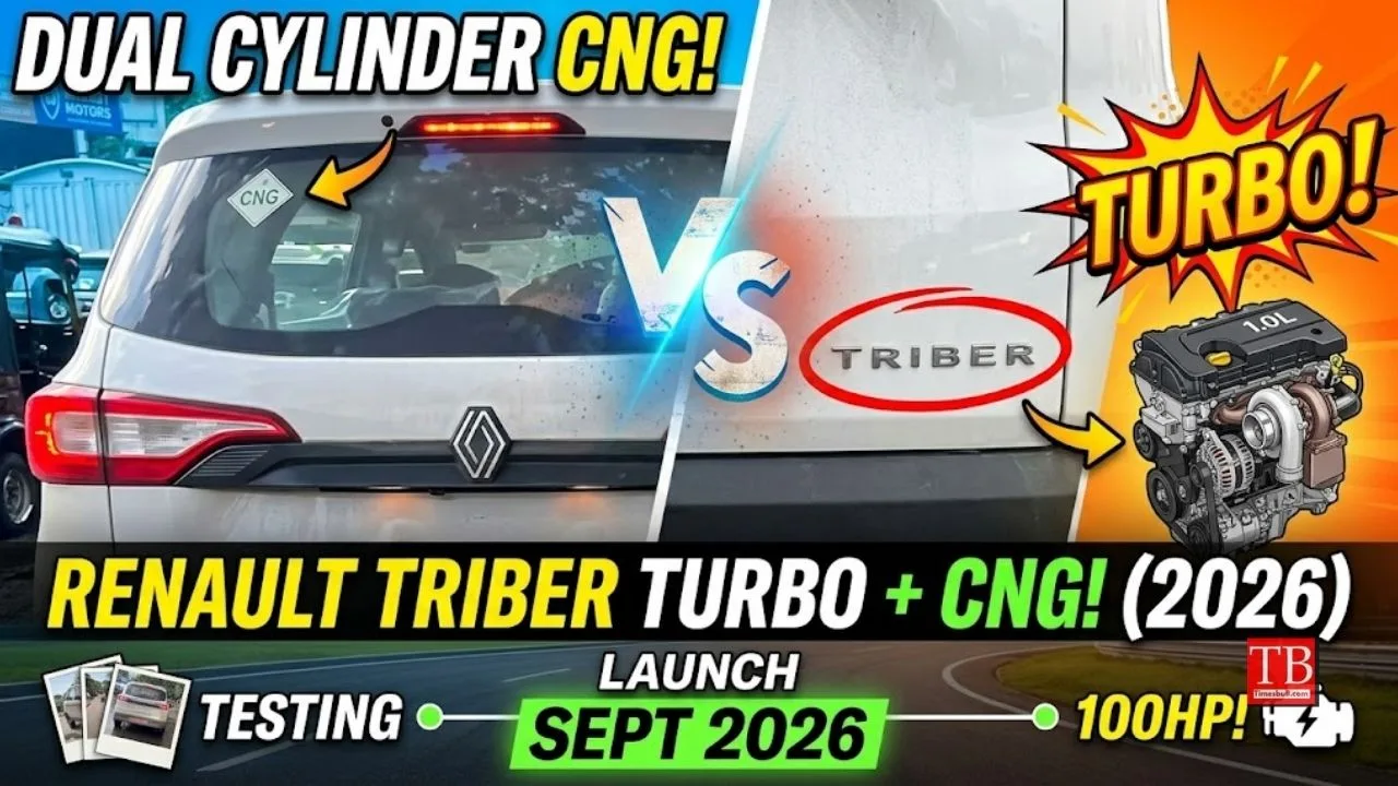 Renault Triber Turbo to launch With 100 hp engine and factory CNG by late September