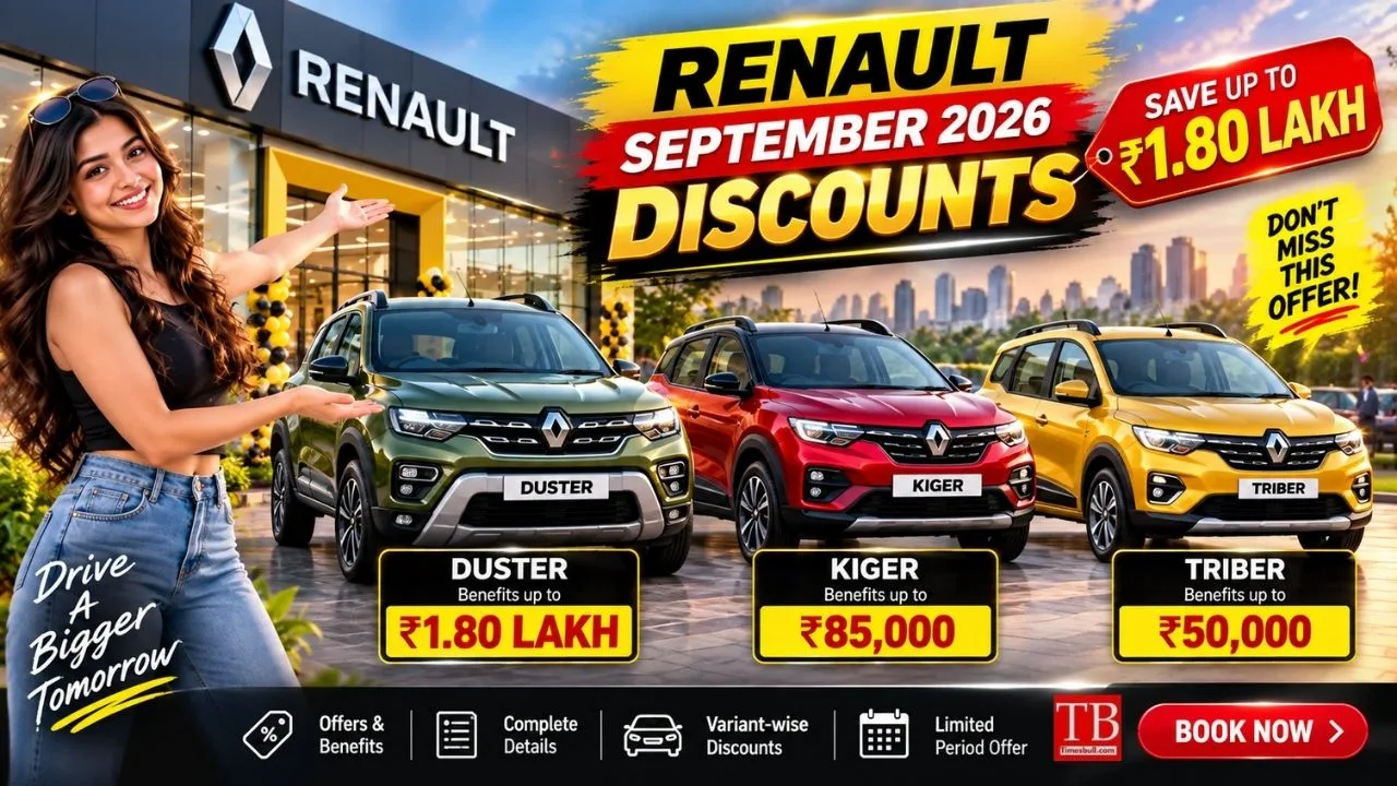 Renault Offers Up to ₹1.80 Lakh Benefits in September 2026, Check Model-Wise Benefits