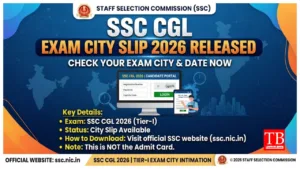 SSC CGL Exam City