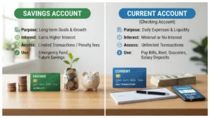 Savings vs Current Account