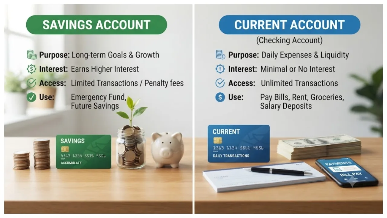 Savings vs Current Account – What is the Difference? Which One is Better for You?