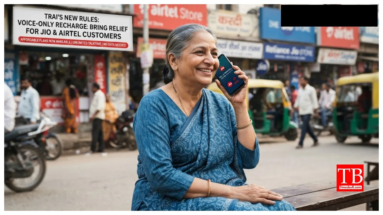 TRAI New Rules – Jio and Airtel Users Can Now Recharge for Calling Only