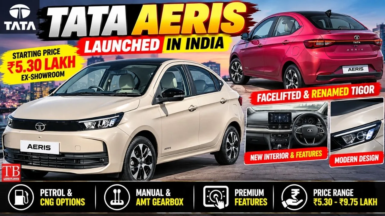 Tata Aeris Launched at ₹5.30 Lakh, Gets CNG and AMT