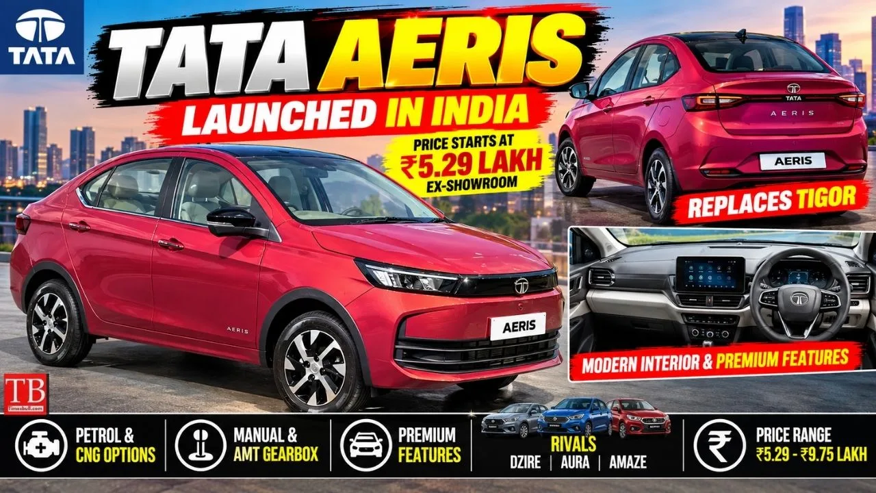 Tata Aeris – Variant-Wise Prices, Features, CNG and AMT Options