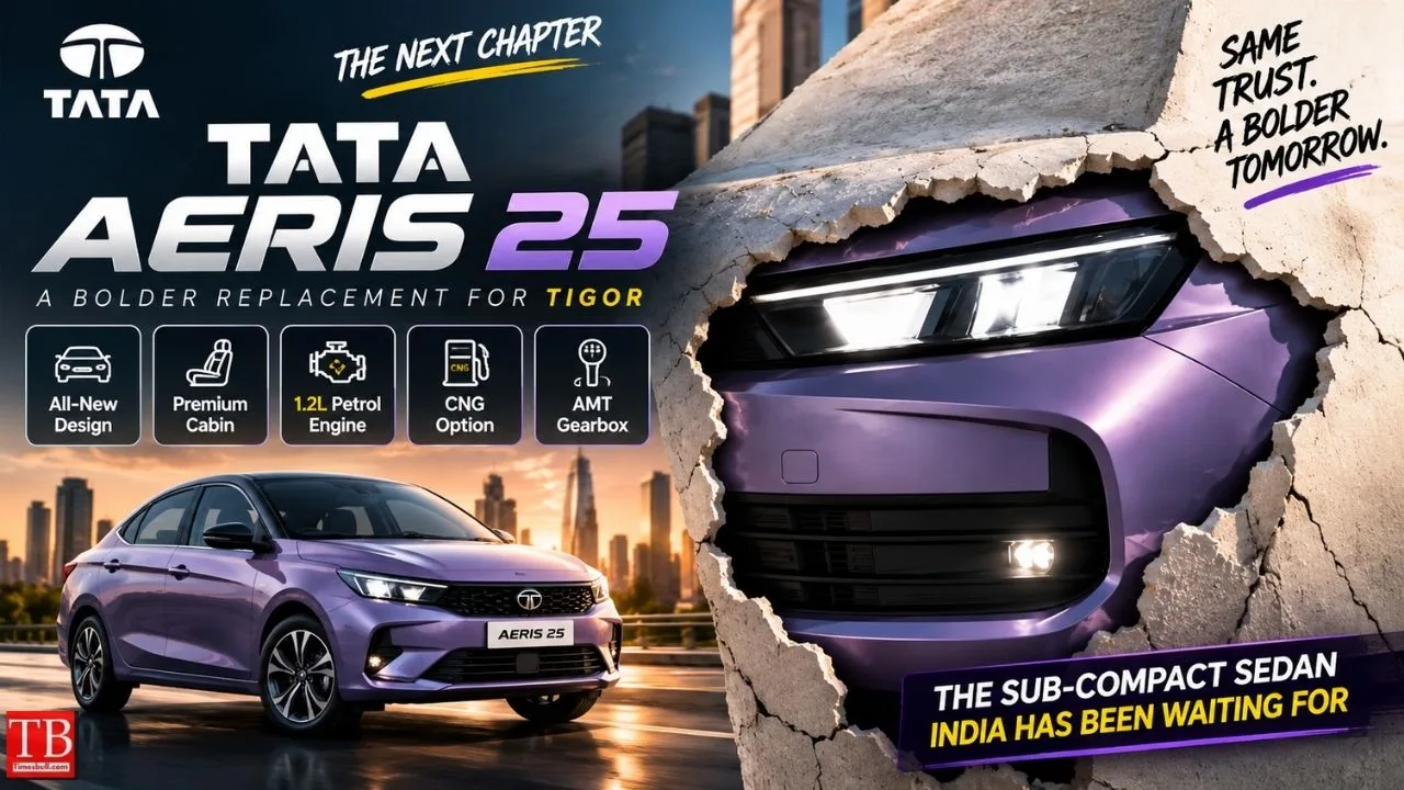 Tata Aeris to Launch on September 25 – New Sedan to Replace Tigor, Gets CNG Option