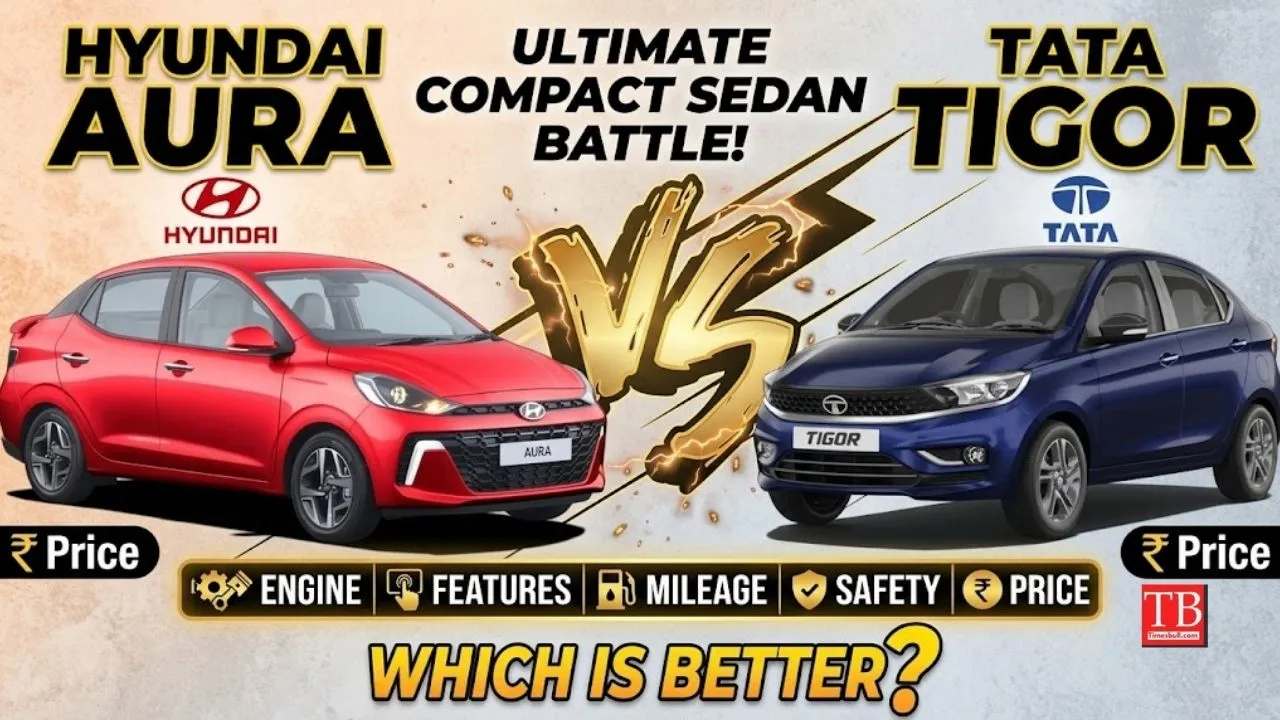 Tata Tigor or Hyundai Aura – Which Compact Sedan Offers Better Value for Your Money?