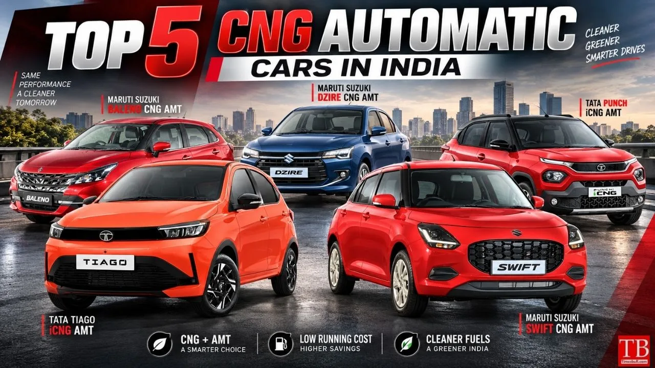 Top 5 CNG Automatic Cars in India – Greater comfort at a lower cost, Check Details