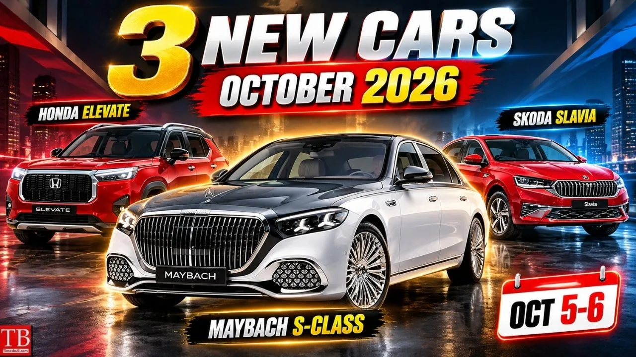 Upcoming Cars in October 2026 – Mercedes-Maybach, Honda Elevate, and Skoda Slavia Arriving Soon