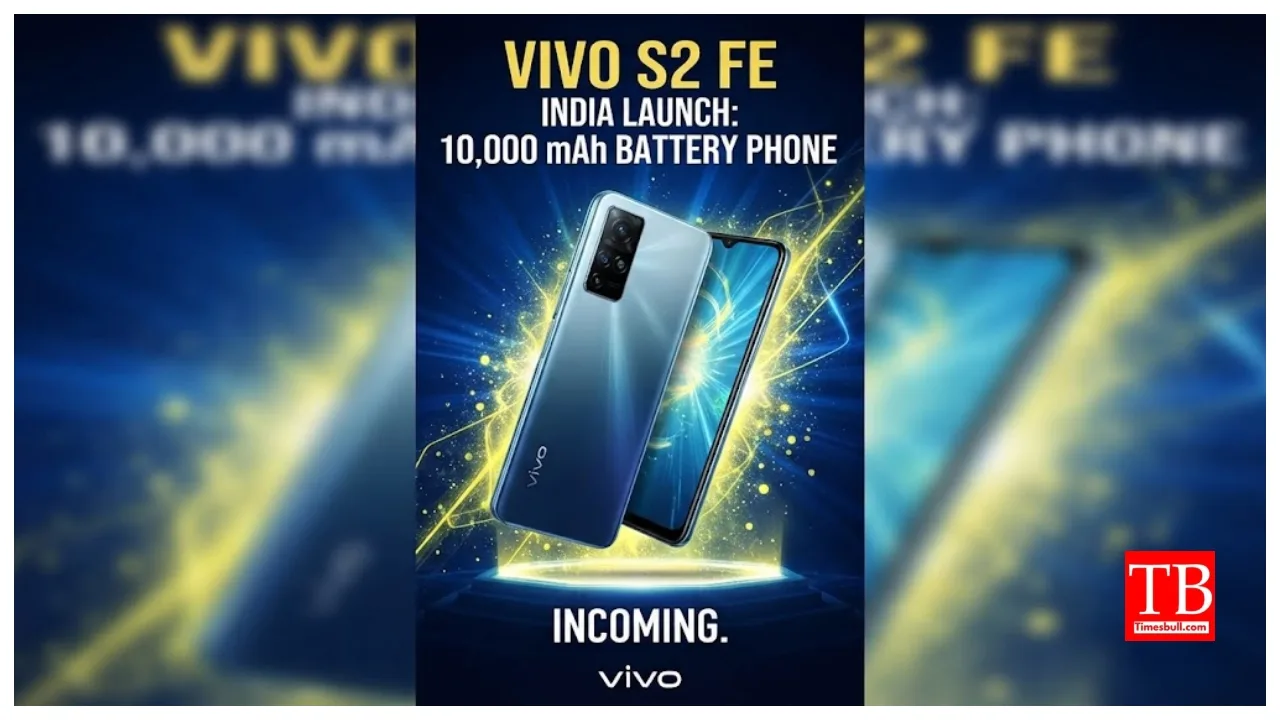 Vivo S2 FE Launch Date Revealed – First Vivo Phone with 10,000 mAh Battery