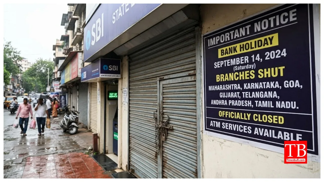 Bank Holiday – Banks Closed in 7 States on September 14, Check RBI State-Wise List