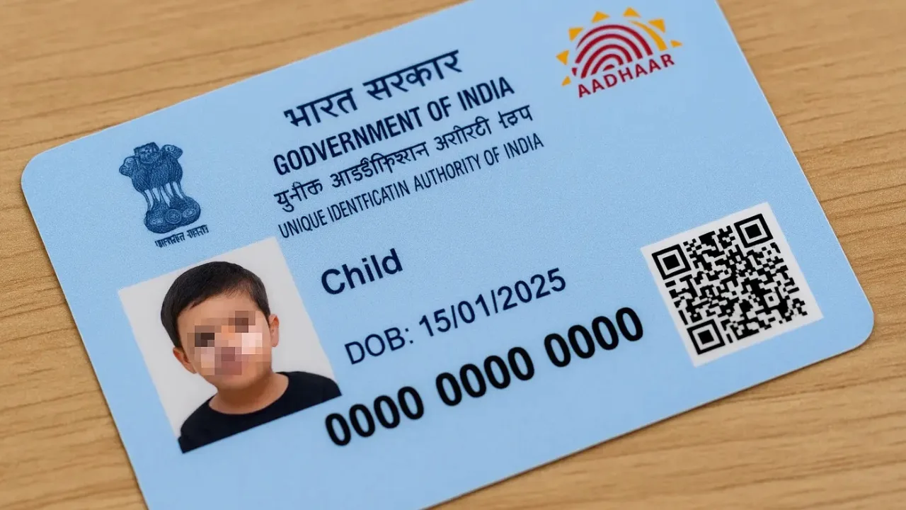 Blue Aadhaar Card: How to Get a Blue Aadhaar Card? Know the Required Documents