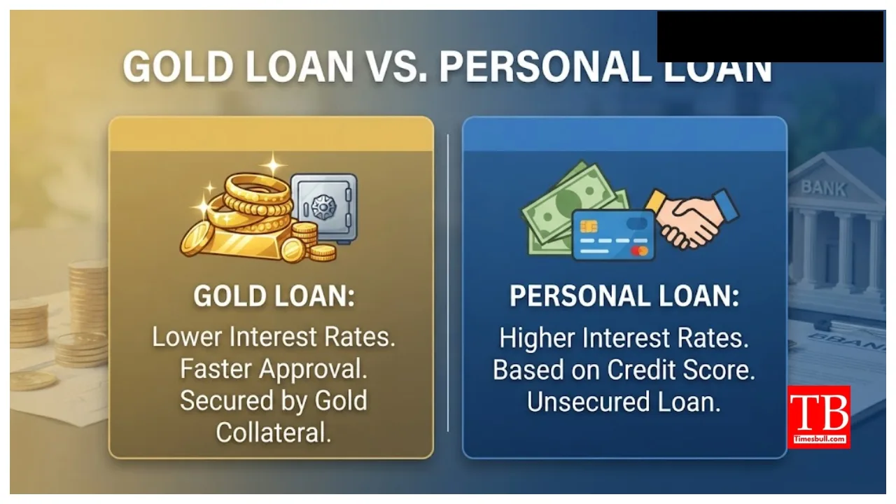 Gold Loan vs Personal Loan – Which one Is Best for a ₹5 Lakh Loan?