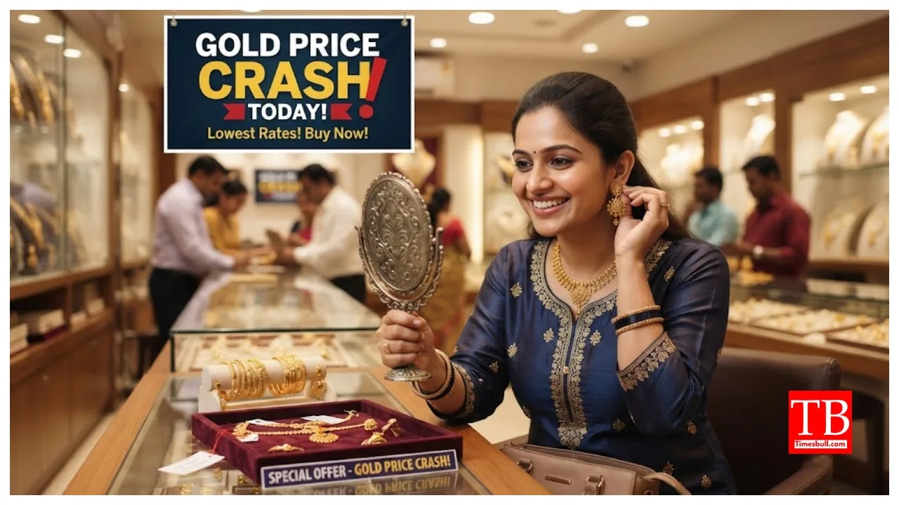 Gold Price Crash – See Here 24 Carat, 22 Carat Gold Updated Rates Per Tola