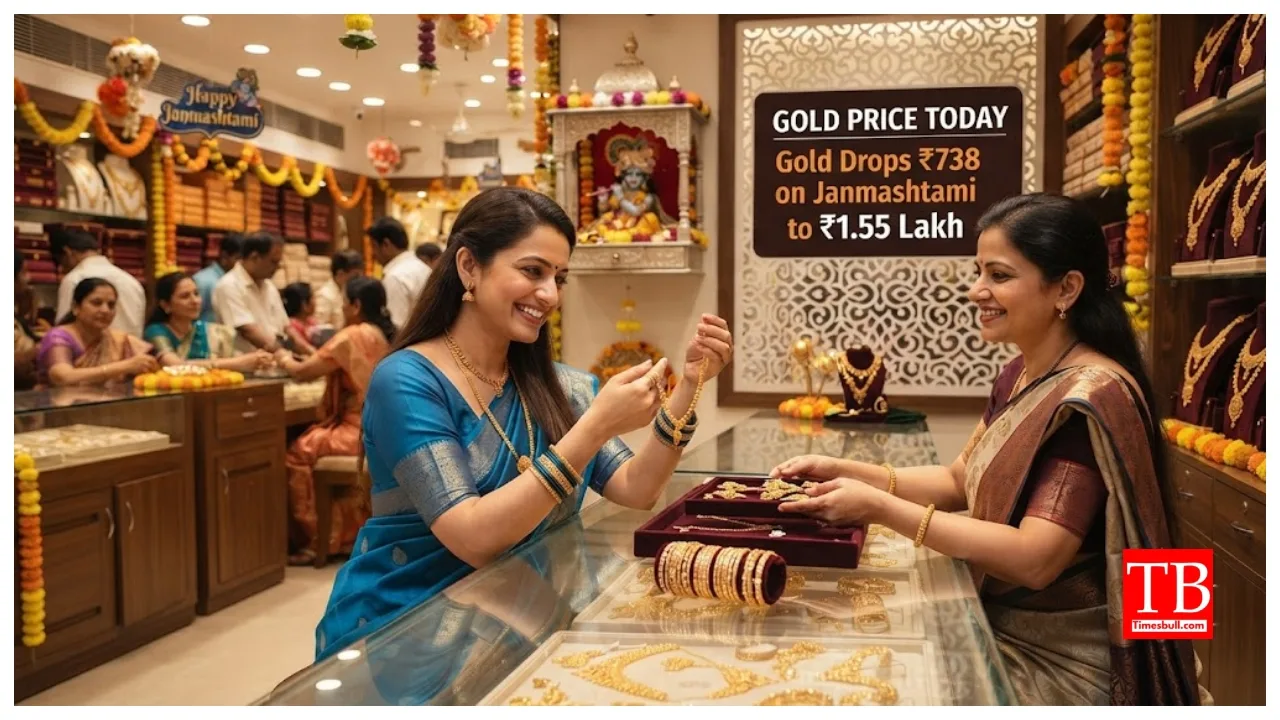 Gold Price Today – Gold Drops on Janmashtami, Check Check 24K, 22K, 18K Rates