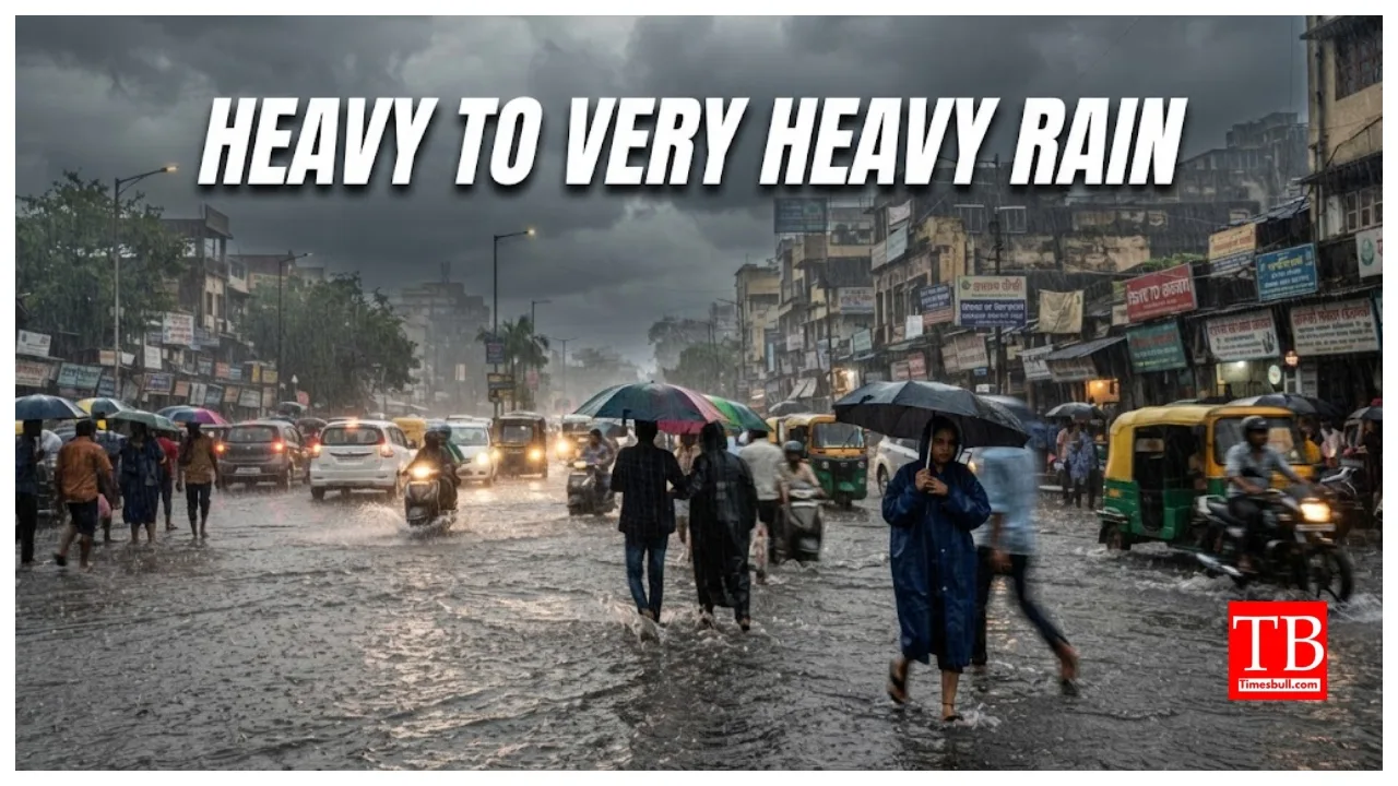 Monsoon Alert – Heavy to Very Heavy Rain and Thunderstorms Issued for 21 States