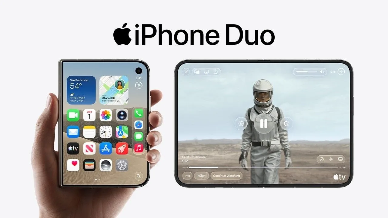 iPhone Duo – Apple’s first foldable iPhone launched with a 7.6-inch display, A20 Pro chip - Image 1