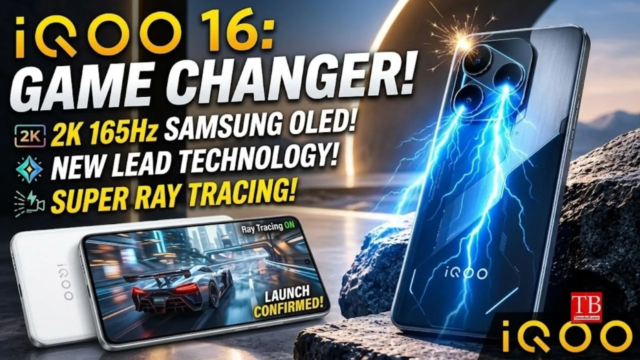 iQOO 16 To launch with a 2K 165Hz OLED display, Powerful Gaming features