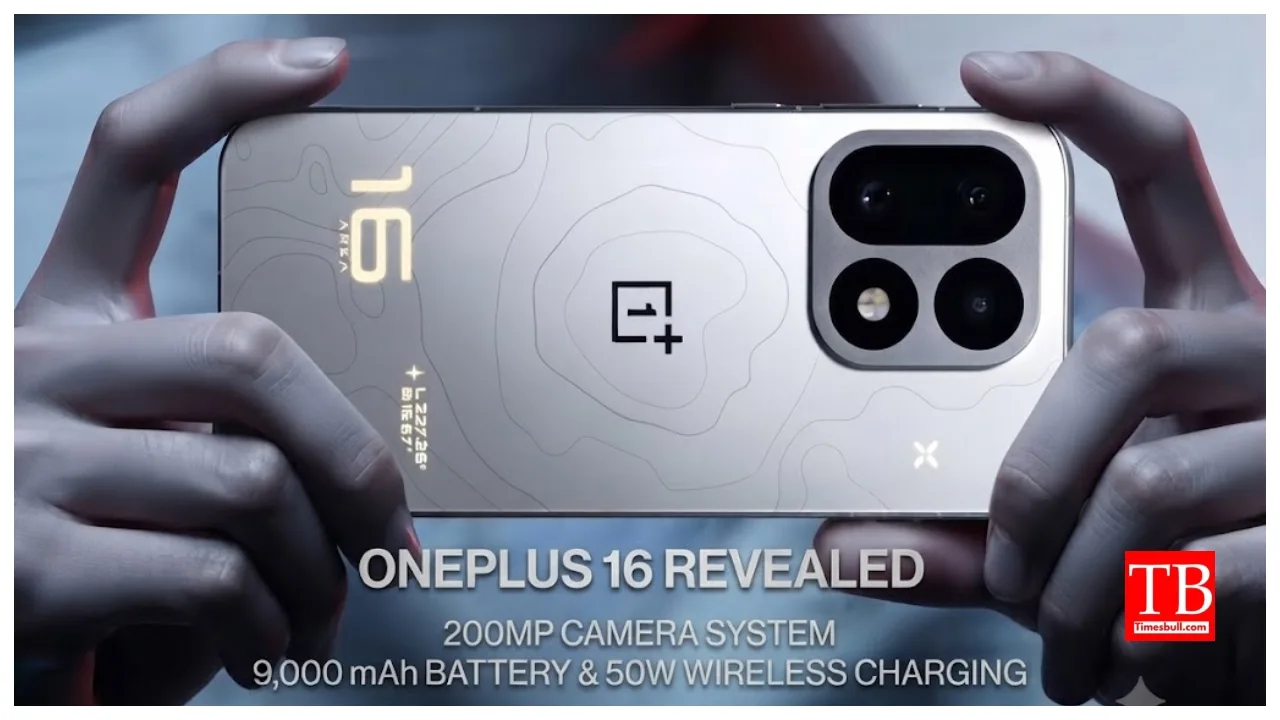 OnePlus 16 Revealed with 200MP Camera, 9,000 mAh Battery, 50W wireless Charging
