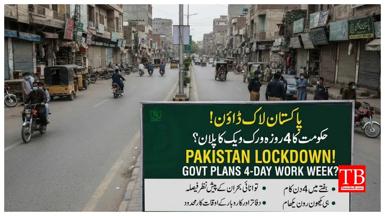 Pakistan Lockdown – 3-Day Weekends, 4-Day Work Week, Early Market Closures! Check Full Plan