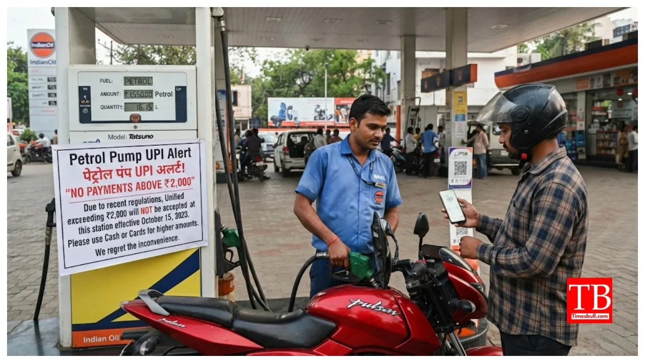 Petrol Pump UPI Alert – No Payments Above ₹2,000 from October 15? Here’s Why