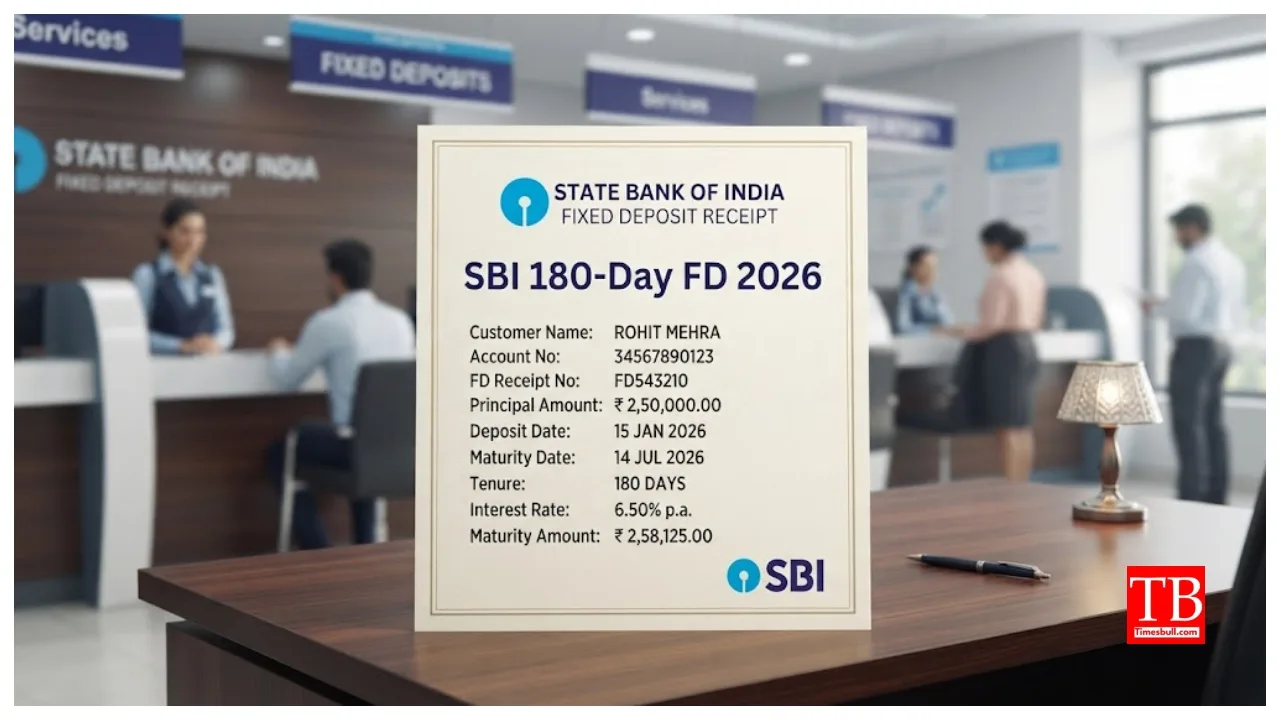 SBI FD Interest Rates – SBI’s 180-Day FD Offers Attractive Rates for Senior Citizens