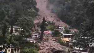 Sikkim Landslide- Massive Landslide