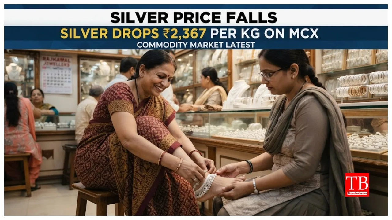 Silver Price Falls – Silver Drops ₹2,367 per Kg on MCX, Check City – Wise  Per 1 kg Rates
