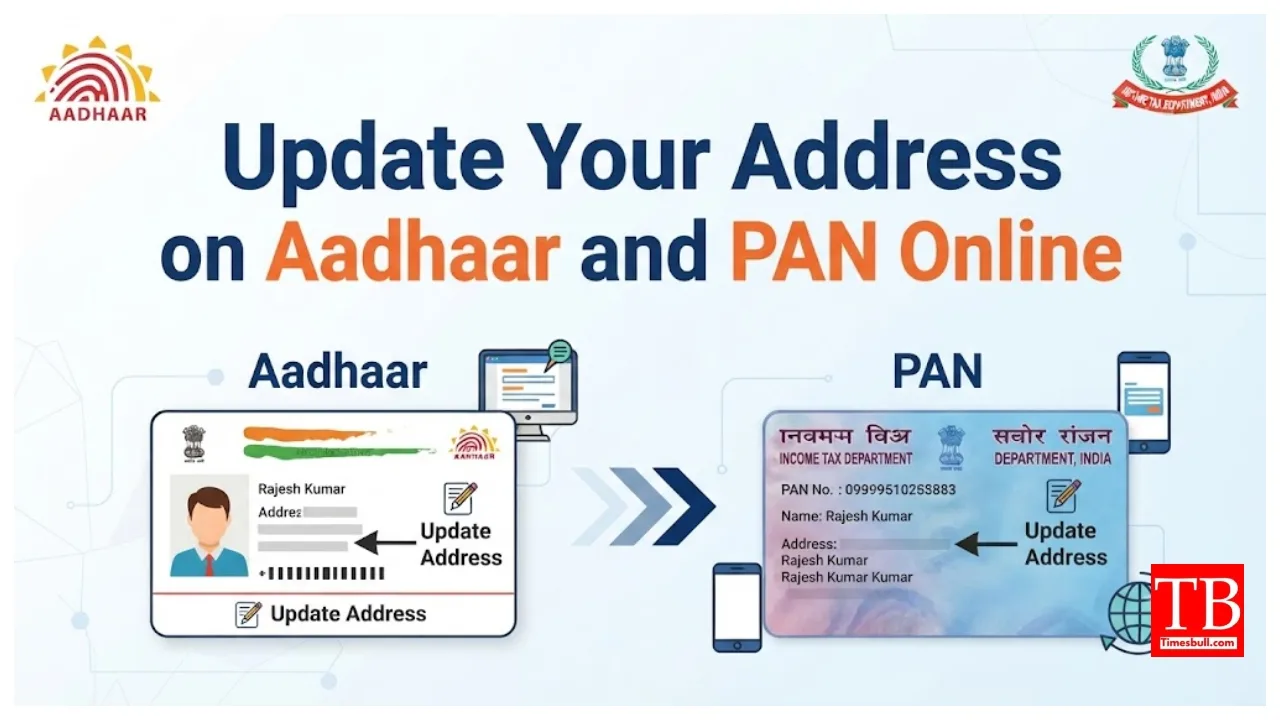 Aadhaar-PAN Update – Here’s How to Change Your Address Online in Minutes