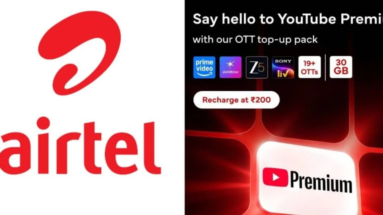 Airtel Cheapest Plan – Get YouTube Premium, Prime Video, Hotstar 17+ OTT Apps only Just ₹200 - Image 2
