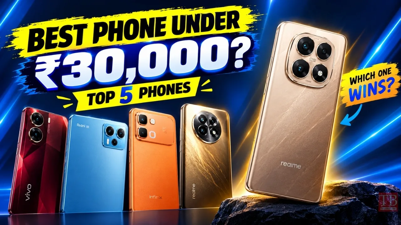 Best Phone Under ₹30,000 for Camera, Gaming, Fast Charging & Long Battery Life