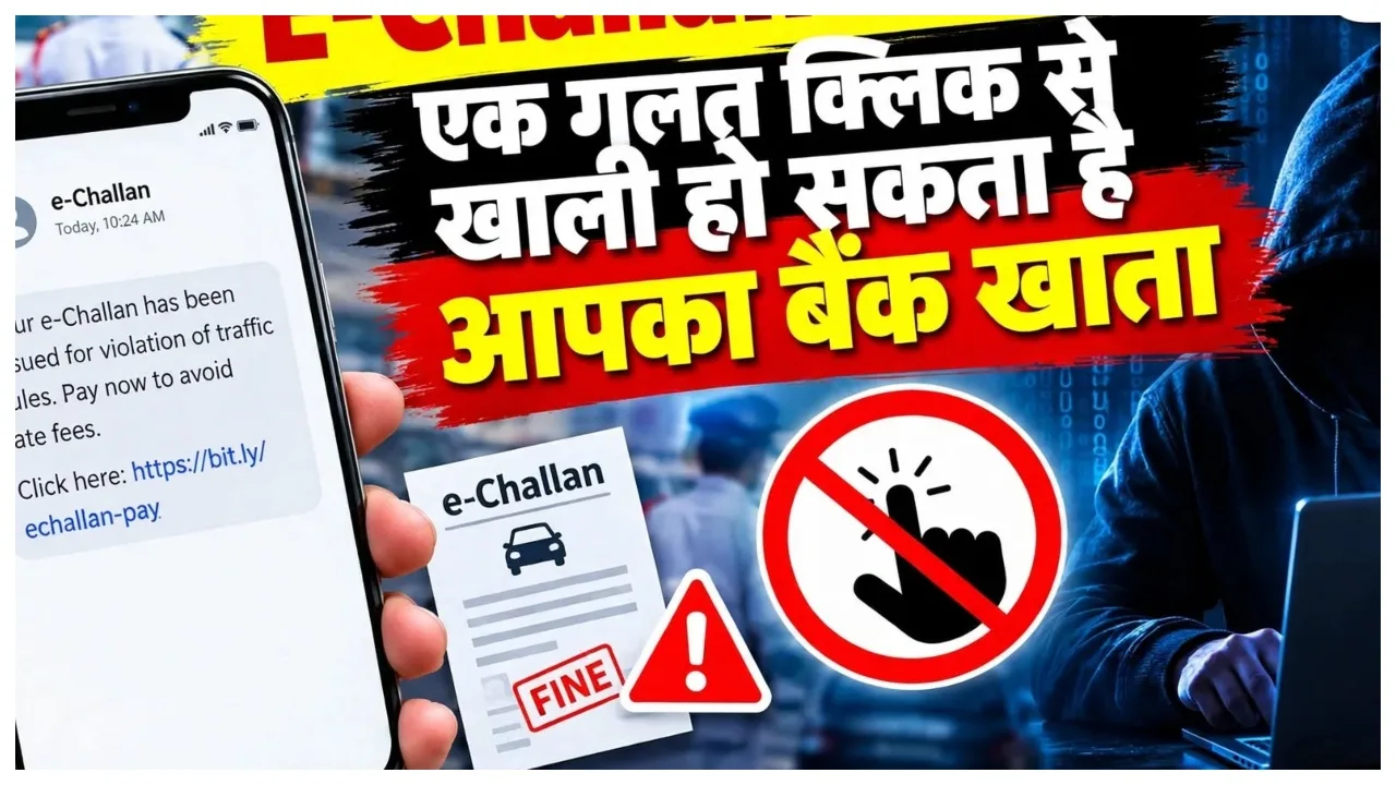 E-Challan Alert – Received a Traffic Fine Message? Don’t Click the Link, Bank Account Could Be Emptied