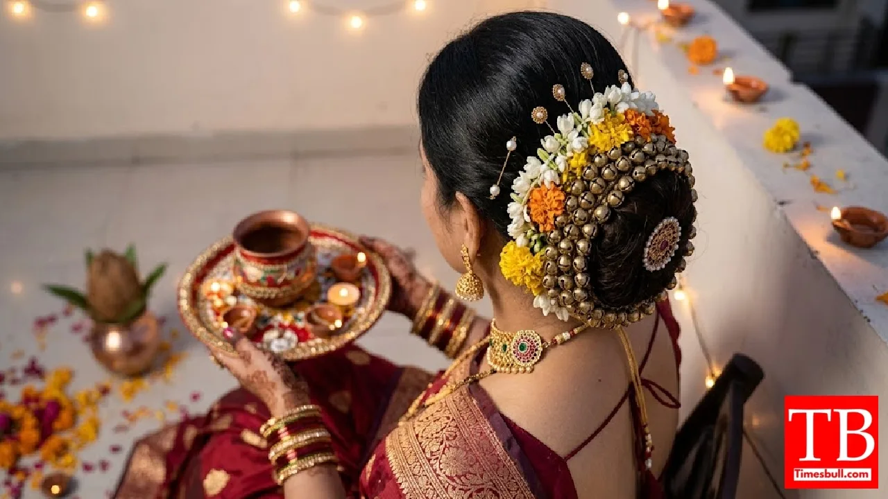 Top 7 Karva Chauth Hairstyles You Can Make at Home in 5–10 Minutes, Must Try - Image 1