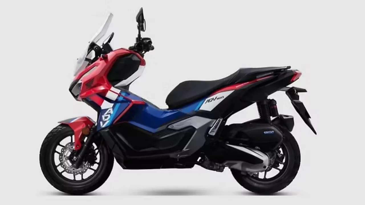 Honda ADV 160 Trico Edition Unveiled – Will This Red, White & Blue Colour Come to India? - Image 1