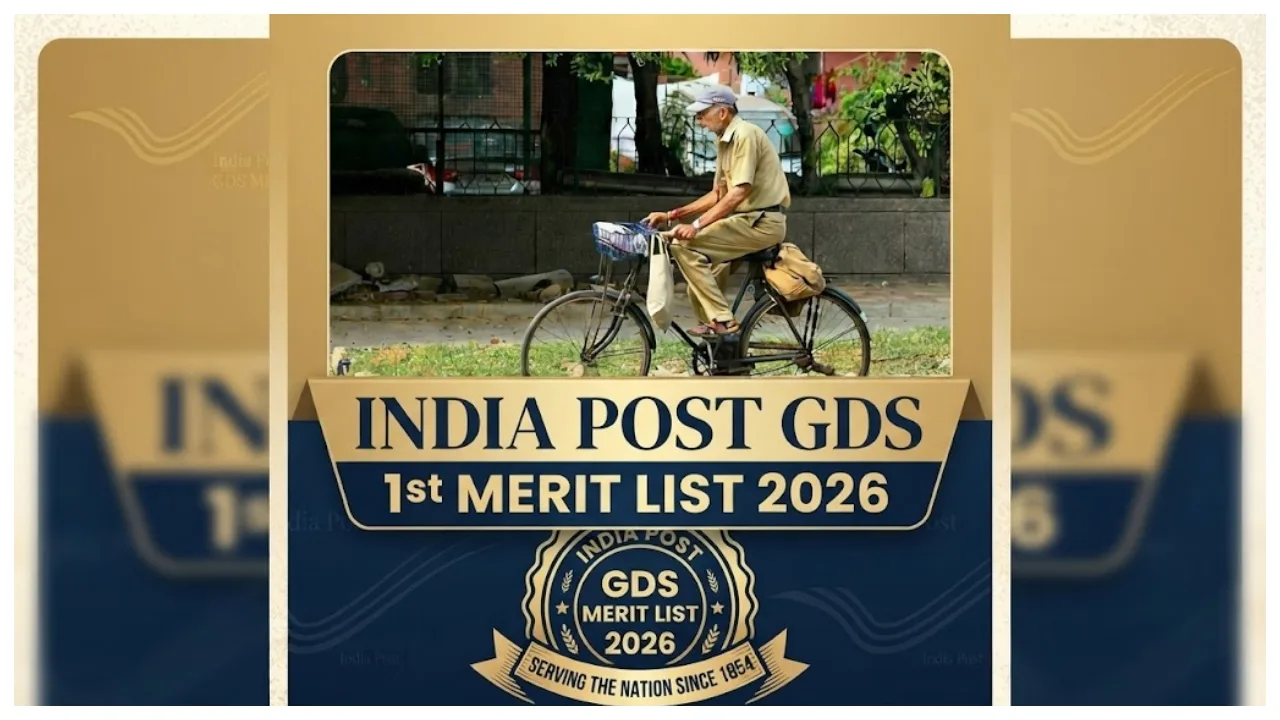 India Post GDS 1st Merit List 2026 – Check Direct Link at indiapost.gov.in