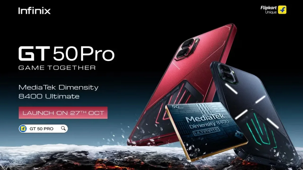 Infinix GT 50 Pro Arriving October 27 with Gaming Controller & Magnetic Cooler - Image 2