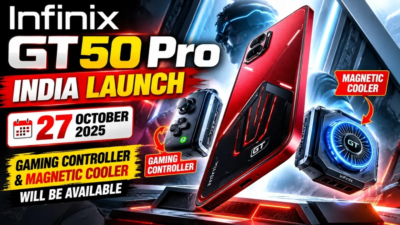 Infinix GT 50 Pro Arriving October 27 with Gaming Controller & Magnetic Cooler