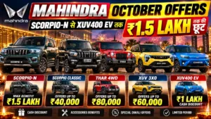 Mahindra October 2026 Offers