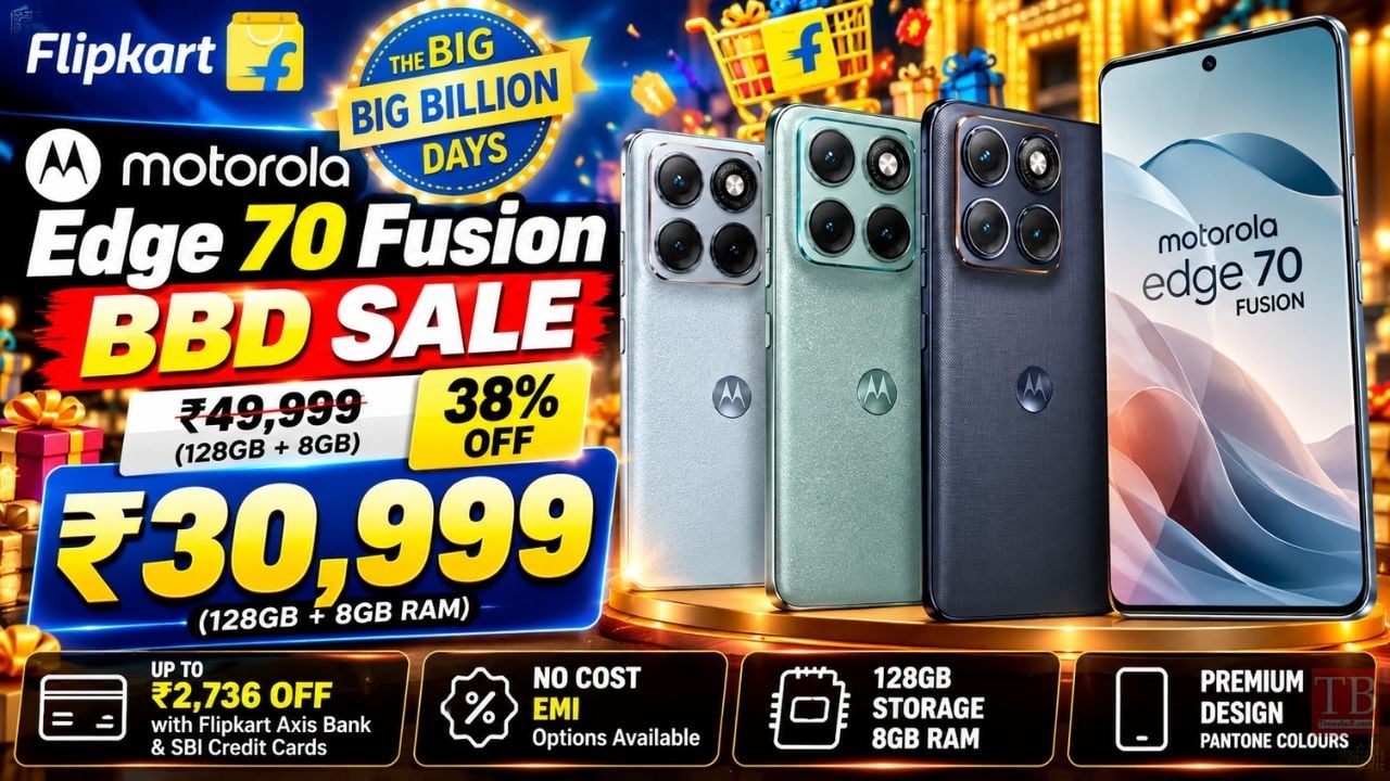 Flipkart BBD Sale – 7000 mAh Battery ₹49,999 Phone Now Available for ₹30,999