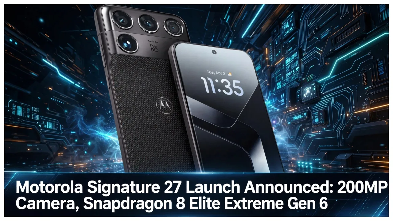 Motorola Signature 27 With 200MP Camera, Here First Look