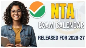 NTA Exam Calendar 2026-27
