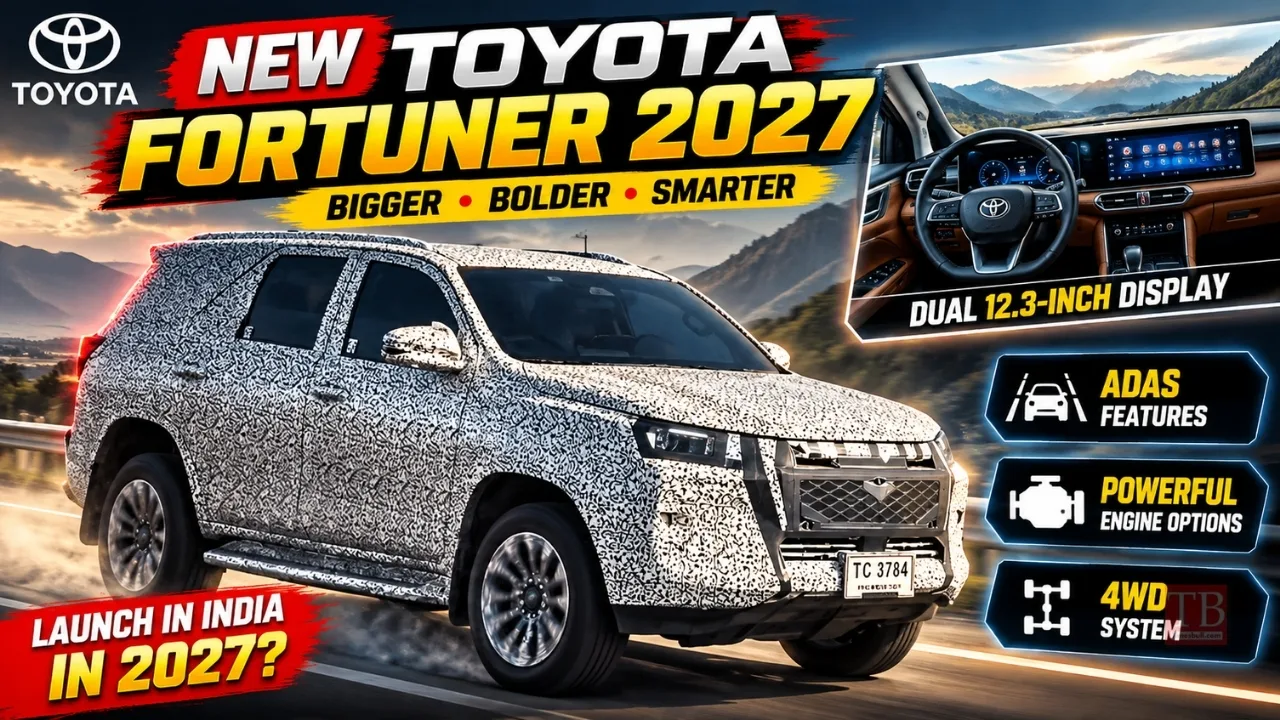 Next-Gen Toyota Fortuner Confirmed for 2027 – Check New Design