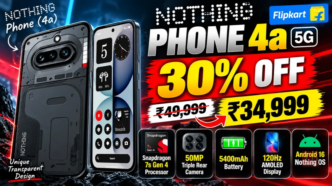 Nothing Phone 4a Gets 30% Discount – Check Deal Details