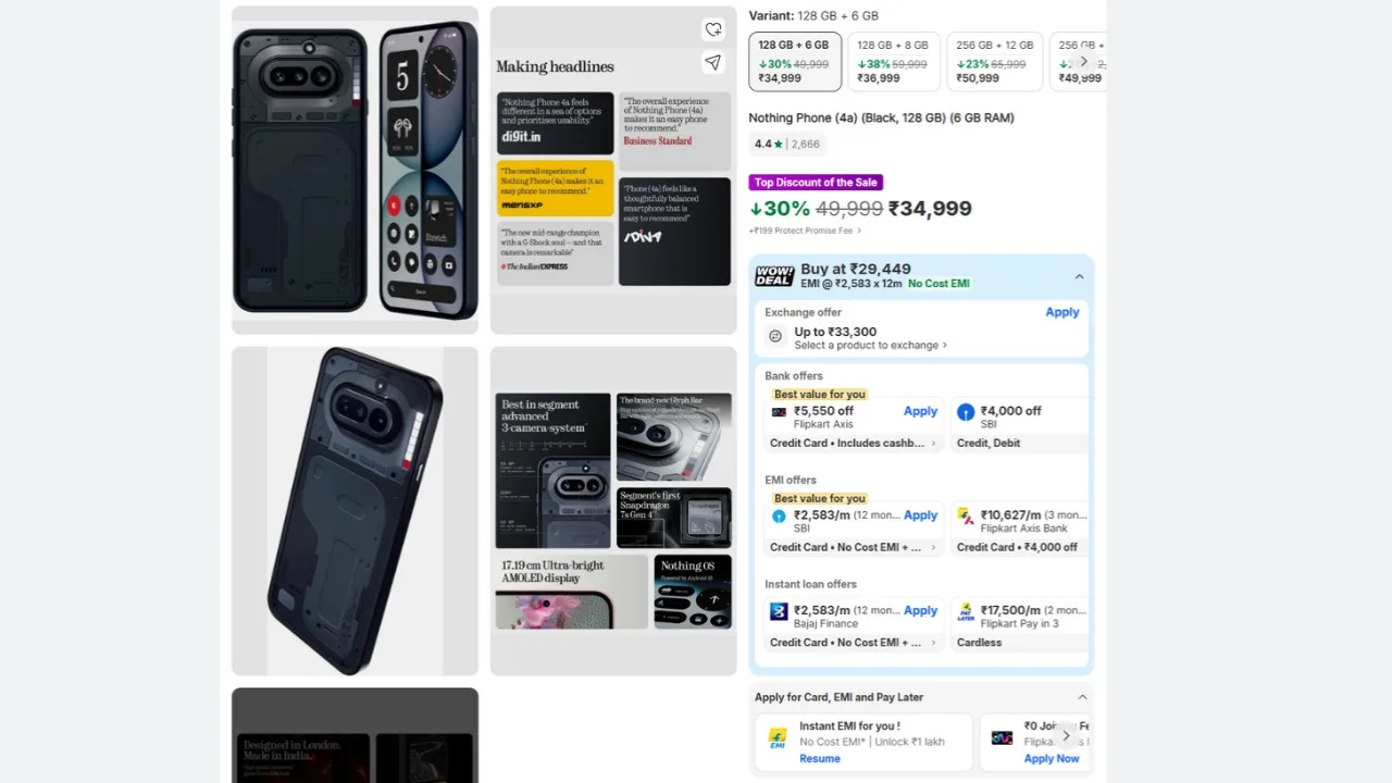 Nothing Phone 4a Gets 30% Discount – Check Deal Details - Image 2