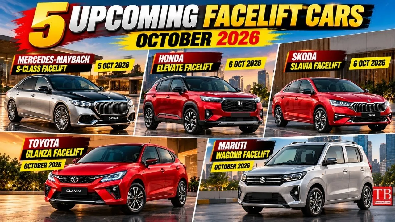 October 2026 Facelift Lineup – Honda Elevate, Skoda Slavia, Toyota Glanza — Check What’s New
