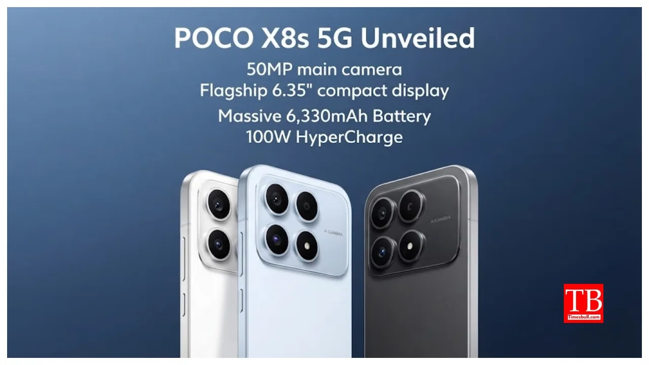 POCO X8s 5G Goes Official with 100W Fast Charging, 32MP Selfie Camera