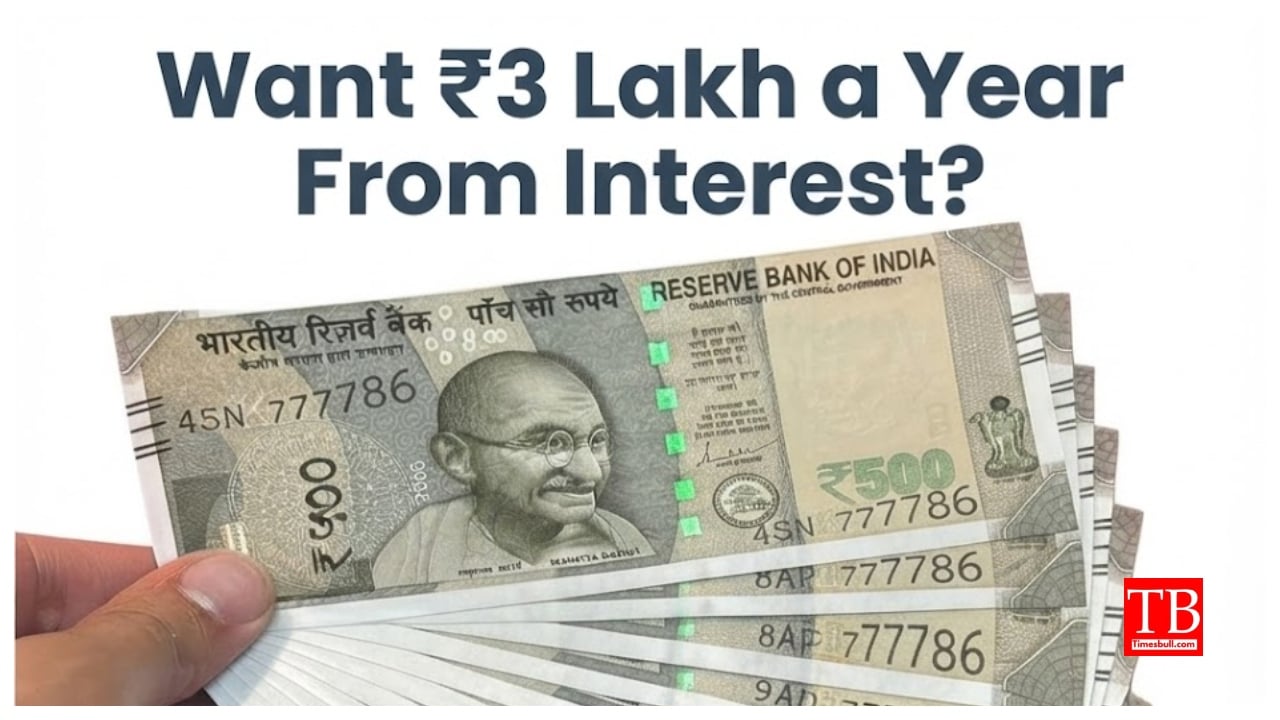 Post Office Scheme – How to Earn ₹3 Lakh a Year Purely From Interest, Here Full Calculation