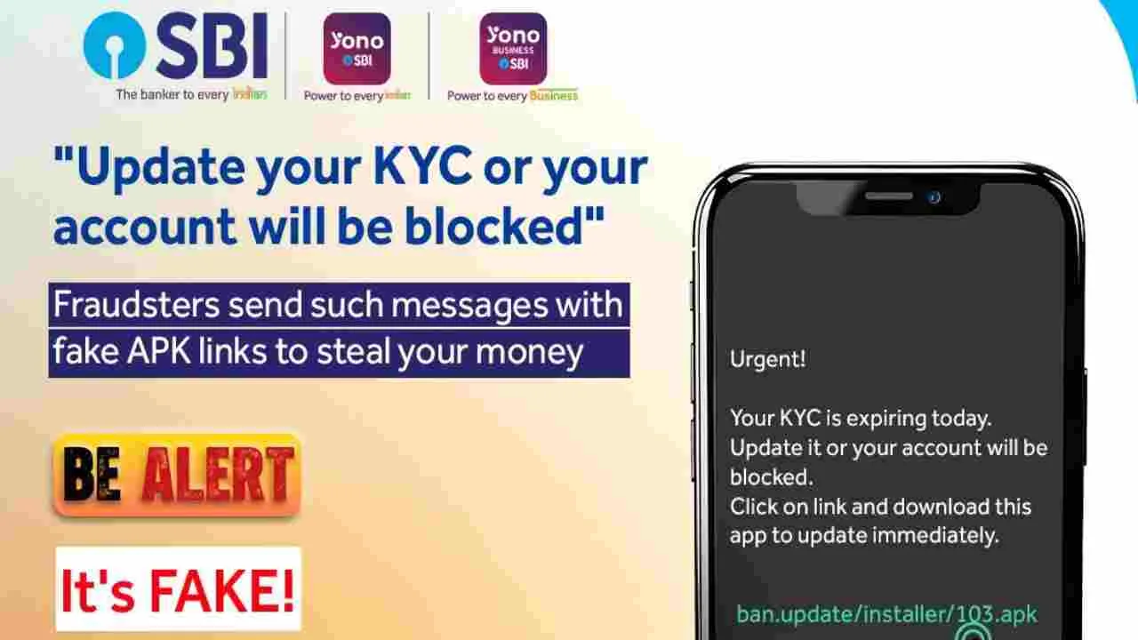 SBI Warns Customers, Beware of KYC Update Links and Many More
