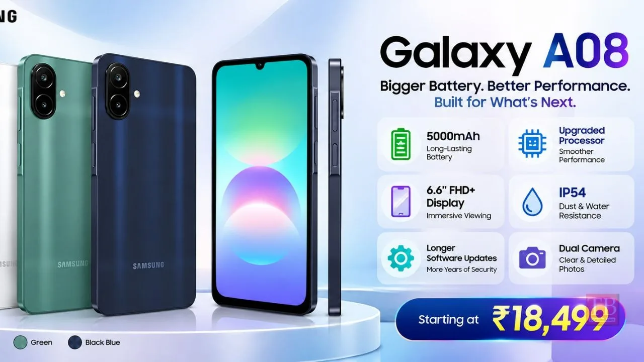Samsung Galaxy A08 Debuts – 6,000mAh Battery, 6 Years of Software Updates