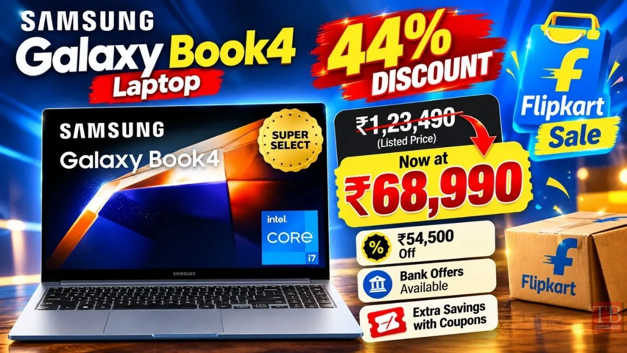 Samsung Galaxy Book4 Price Drop, Just Got 44% Cheaper, Check Details