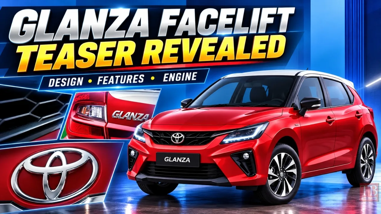 Toyota Glanza Facelift Teased Ahead of India Launch, Check Expected Features